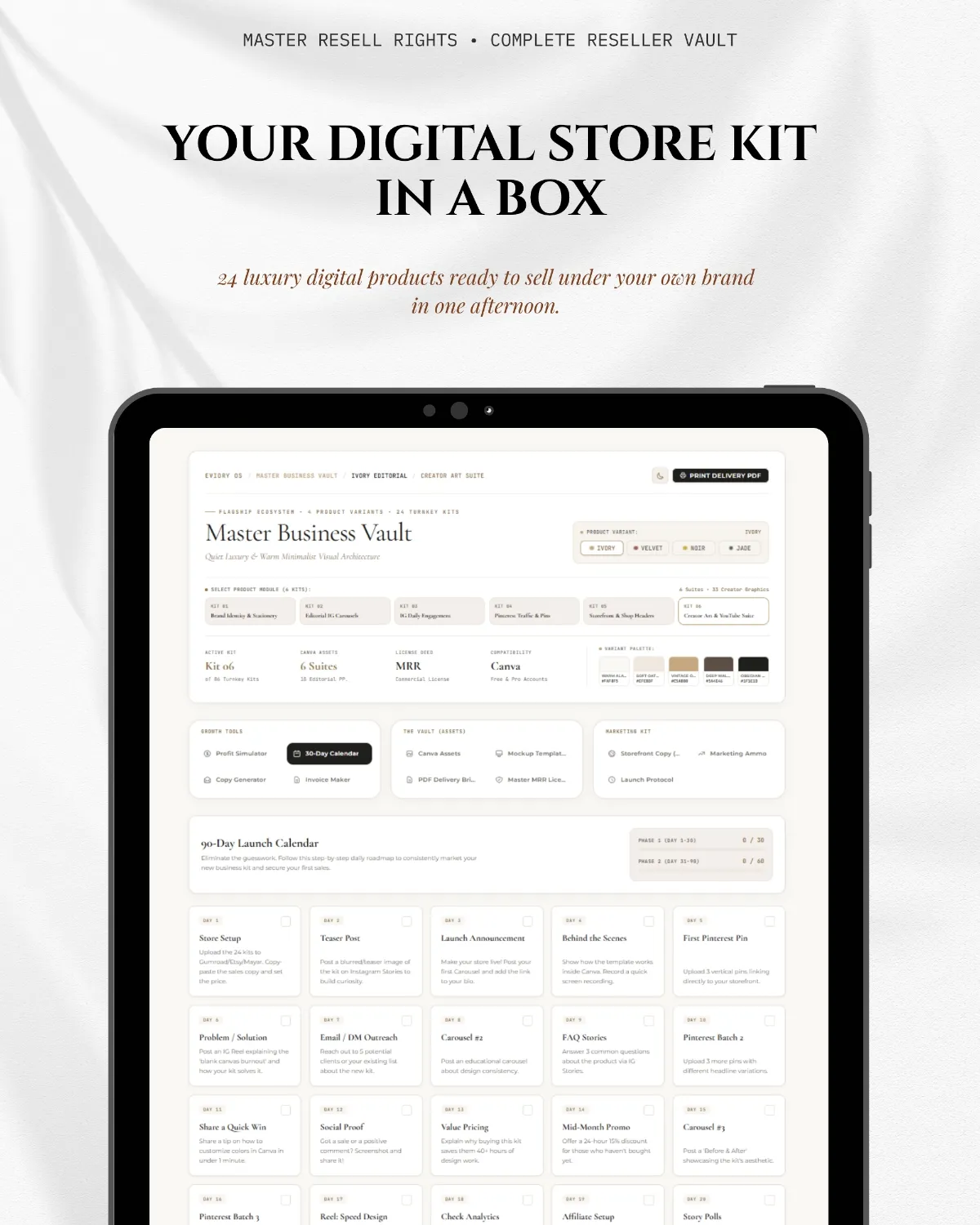 Master Business OS: Commercial Vault Kit showcase 1